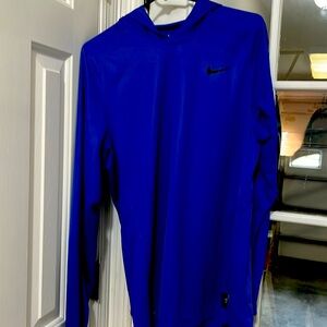 Nike-  Dryfit light-weight hooded shirt